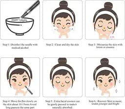 Ручка для мікроголки, електрична ручка PELCAS Derma Pen Акумуляторна регульована швидкість Dermapen мікроголки - мініатюра 5
