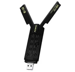Мережевий адаптер Wi-Fi 7 USB FENVI FU-BE6500 трьохдіапазонний бездротовий mu-mimo Black (19123)