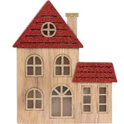 Декоративная фигурка Yes! Fun Праздничный домик LED 18 см (975071)