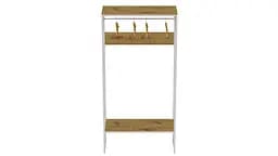 Вішалка модульна підлогова Ferrum-decor Треліс 14 180x90x38 білий ДСП Дуб Артізан 16мм (FRD-104351) - мініатюра 4
