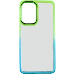 Чохол TPU+PC Fresh sip series для Xiaomi Redmi Note 11 Pro 4G/5G / 12 Pro 4G Бірюзовий / Лимонний - мініатюра 2