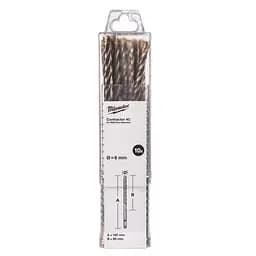 Бур SDS-PLUS 4C Contractor Milwaukee, діаметр 8х160 мм, (10 шт.)