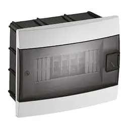 Електричний щиток внутрішній Horoz Electric 8 з пружинною системою блокування білий