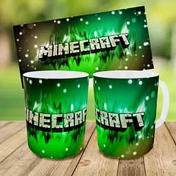 Набір дитячий Майнкрафт Кріпер "Minecraft" рюкзак 36х27см сумка-бананка, кружка з принтом для хлопчика (01555) - мініатюра 9