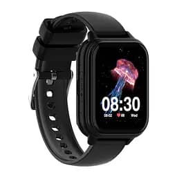 Смарт-часы-телефон детские Wonlex KT33 с камерой WI-FI GPS SIM-карта силиконовый ремешок Black (17774)