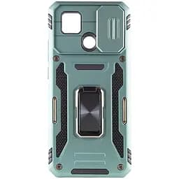Ударостійкий чохол Epik Camshield Army Ring для Xiaomi Redmi 9C / 10A Зелений / Light Green