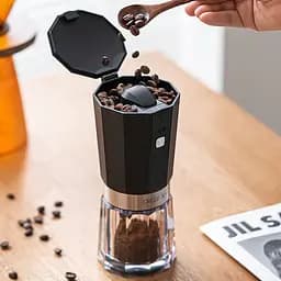 Кавомолка бездротова Circle Joy Electric Coffee Grinder (CJ-EG05) Silver - мініатюра 5