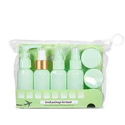 Дорожный набор из 7 емкостей для косметики в косметичке WH Travel Bottles Set