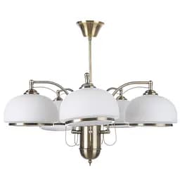 Люстра подвесная Brille классическая E27 60W AB (LK-191S/5)