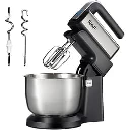 Стаціонарний міксер RAF XPRO R-6652 із планетарною системою чорний (41029-R-6652_1386)