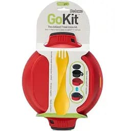 Набір посуду Humangear GoKit Deluxe 7-tool Mess Kit Charcoal/Red (1054-022.0126)