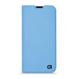 Чехол-книжка для Infinix Hot 50i Smart 9, OneFold Case, голубой, из экокожи (PU) и TPU, с магнитом, с подставкой и отделением для карт, трансформируется в подставку, противоударный, защита всего корпуса, ArmorStandart (ARM80996)