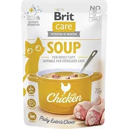 Корм влажный Brit Care Soup with Chicken с курицей 75 г