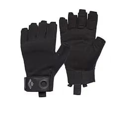Перчатки для альпинизма Black Diamond Crag Half-Finger S Чорний