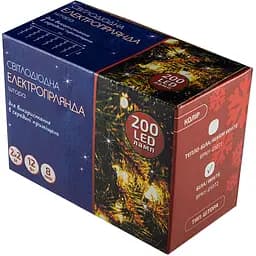 Электрогирлянда BPNY LED штора белая 200LED 2х2 м 220V 12W (1423422)