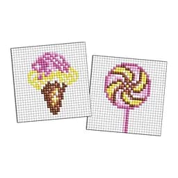 Алмазна мозаїка "LOL Surprise! Морозиво і льодяник" Ідейка AMG1183 на самоклеючій основі 9x9 см