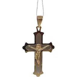 Золотой крестик Favoritum Распятие Христа. 720021