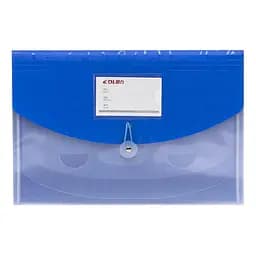 Папка на резинці А4 DL5226 4 відділення Синій