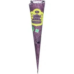 Хна в конусі для розпису тіла Golecha фіолетовий 25 г