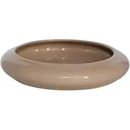 Керамічний горщик Nana Keramiks Бонсайница 0.9 л глянець мокко (bons-09-mok)