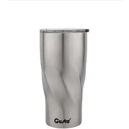 Термокружка Gusto GT-108 з нержавіючої сталі подвійна ізоляція 590 мл Сірий кристал