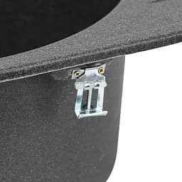 Кухонна мийка Lidz 620x500/200 GRF-13 (LIDZGRF13620500200), Графит - мініатюра 6