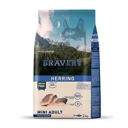 Сухой корм для собак мелких пород с селедкой Bravery Dog Herring Mini Adult Small Breeds 2 кг
