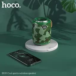 Портативна акустика Hoco Cool sports BS39 бездротова червона - мініатюра 9