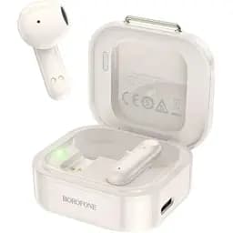 Бездротові навушники Borofone BW16 у ретро дизайні білі