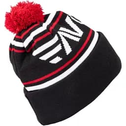 Шапка Favorite Pompon Hat 56 Black White Logo - мініатюра 3