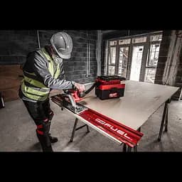 Пила дискова занурювальна акумуляторна безщіткова MILWAUKEE, M18 FPS55-0P, Ø165мм (каркас, PACKOUT) - мініатюра 9