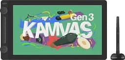 Графічний дисплей Huion Kamvas 16 (Gen 3) GS1563 black, 15.8", 5080 LPI, 16384 levels, 2560x1440