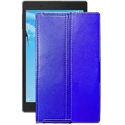 Чехол StatusCASE из экокожи для планшета Lenovo Tab 4 8504F Синий