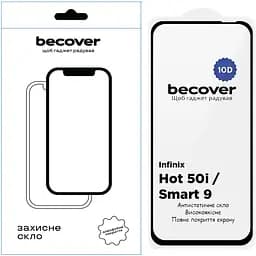 Захисне скло BeCover для Infinix Hot 50i (X6531) 10D Black (712713)