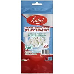 Ароматичні серветки Liabel для сушильних машин з ароматом Білого мускусу 20 шт.