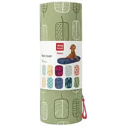 Чехол для лежанки Waudog Relax Зеленые листья S 55х40 см  