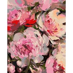 Картина за номерами Santi Ніжні півонії, 40х50 см (954381)