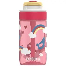 Пляшка для води тританова Kambukka Lagoon kids Love Birds 400 мл рожева (11-04060)