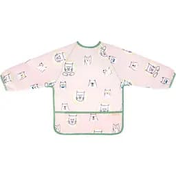 Нагрудник Badabulle з довгими рукавами, рожевий (B007024)