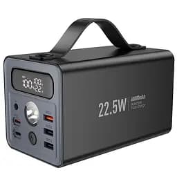 Портативна батарея Powerbank Hoco J138 Distant 22.5W+PD20W+DC12V 60000mAh Black