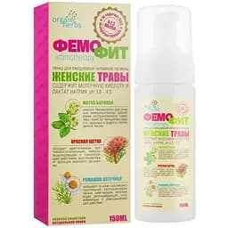 Пенка для интимной гигиены Фемофит Лечебно-профилактическая линия без мыла 150 мл