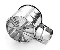 Кухонне сито для борошна з ручкою, нержавіюча сталь - мініатюра 2
