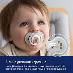 Пустушка силіконова динамічна LOVI CapiChill 6-18 місяців 2 шт. рожева(22/933girl) - мініатюра 12