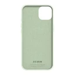 Силиконовый чехол для Apple iPhone 15 Pro, ICON2 Case, зеленый, противоударный, панель, защита всего корпуса, матовая поверхность Soft Touch, выступает над дисплеем, совместим с защитными стеклами и пленками, с микрофиброй, ArmorStandart (ARM76996) - мініатюра 2
