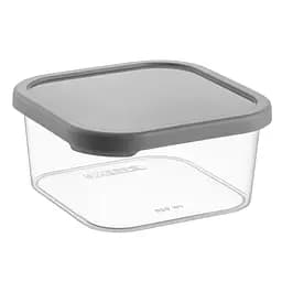 Контейнер пластиковый с крышкой Idea Home Quick Box 0.9 л серый (00812 Gray)