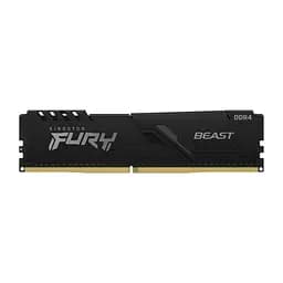 Модуль пам'яті для комп'ютера DDR4 8GB 2666 MHz Fury Beast Black Kingston Fury (ex.HyperX) (KF426C16BB/8) - мініатюра 2