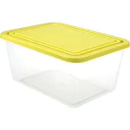 Ємність для продуктів прямокутна, бананова 0.8 л (1451-IH-банановий)