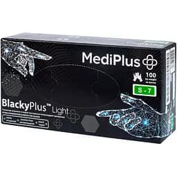 Перчатки нитриловые MediPlus BlackyPlus light черные размер S 100 шт. (6970245754492)