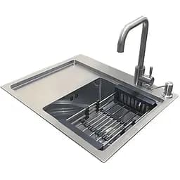 Комплект мийка + змішувач Romzha Caravela 58R (B)