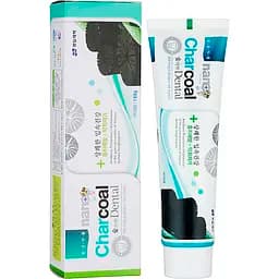Зубная паста Hanil Chemical Nano Charcoal Dental Toothpaste с серебром и бамбуковым углем 180 г